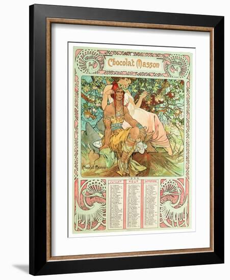 Adulthood, 1897-Alphonse Mucha-Framed Giclee Print