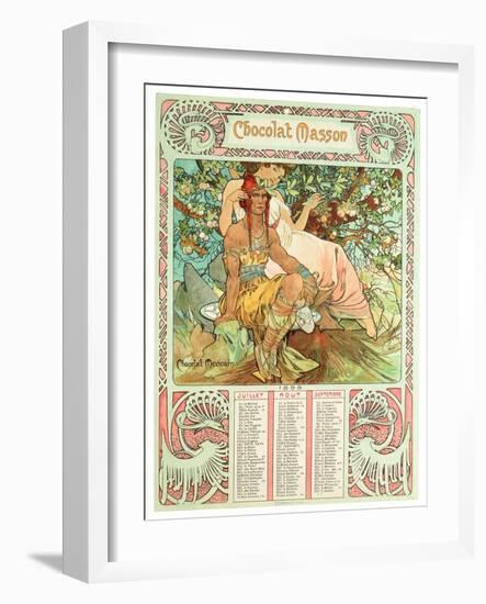 Adulthood, 1897-Alphonse Mucha-Framed Giclee Print