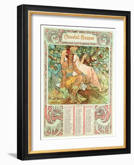 Adulthood, 1897-Alphonse Mucha-Framed Giclee Print