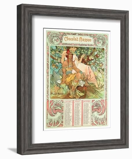 Adulthood, 1897-Alphonse Mucha-Framed Giclee Print