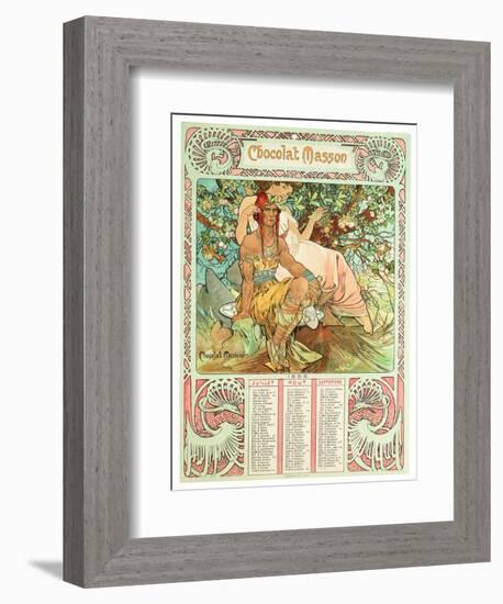 Adulthood, 1897-Alphonse Mucha-Framed Giclee Print