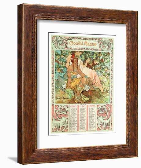 Adulthood, 1897-Alphonse Mucha-Framed Giclee Print