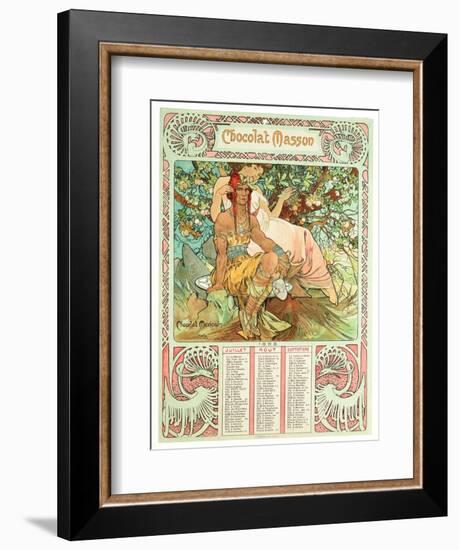 Adulthood, 1897-Alphonse Mucha-Framed Giclee Print