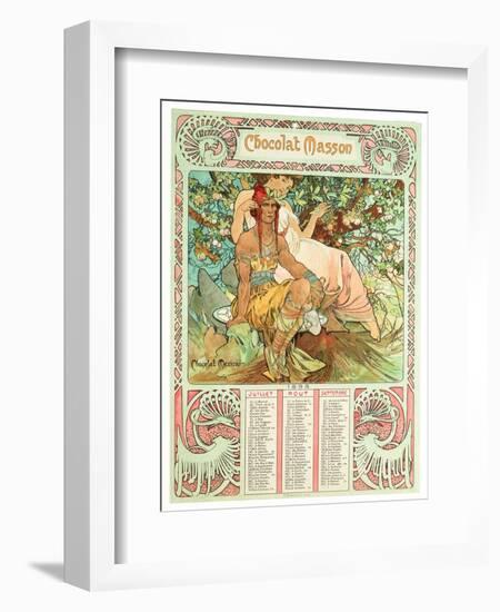 Adulthood, 1897-Alphonse Mucha-Framed Giclee Print