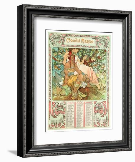 Adulthood, 1897-Alphonse Mucha-Framed Giclee Print
