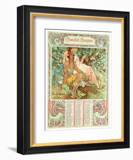 Adulthood, 1897-Alphonse Mucha-Framed Giclee Print