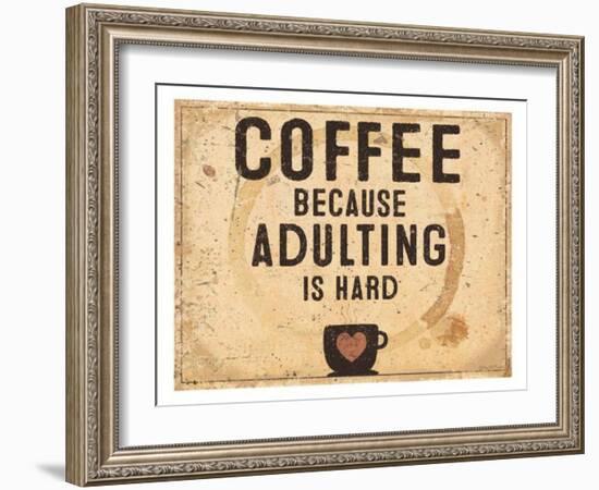 Adulting-Dan Dipaolo-Framed Art Print