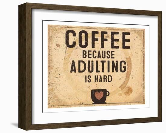 Adulting-Dan Dipaolo-Framed Art Print