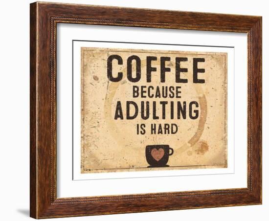 Adulting-Dan Dipaolo-Framed Art Print