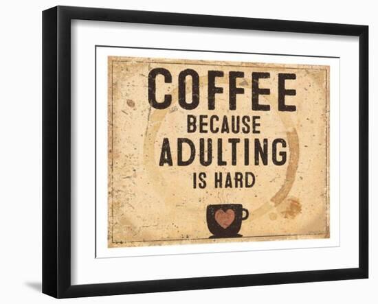 Adulting-Dan Dipaolo-Framed Art Print