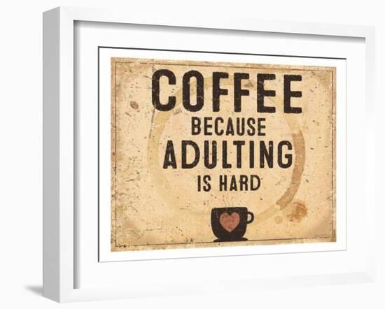 Adulting-Dan Dipaolo-Framed Art Print