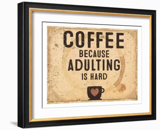 Adulting-Dan Dipaolo-Framed Art Print