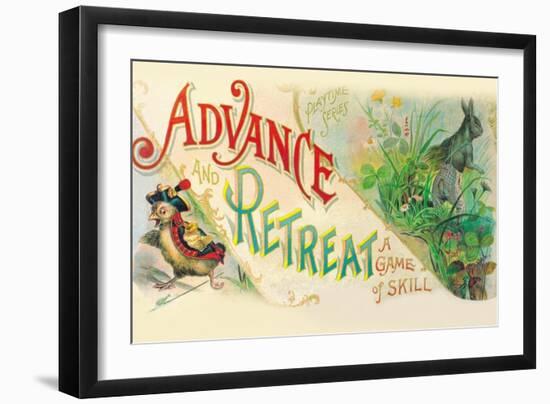 Advance and Retreat-null-Framed Art Print