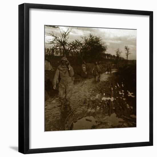 Advance, Kemmel, Flanders, Belgium, c1914-c1918-Unknown-Framed Photographic Print