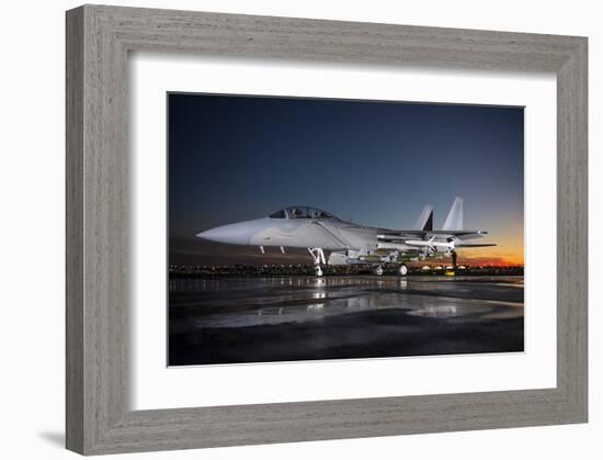 Advanced F-15 multi-role fighter-null-Framed Art Print