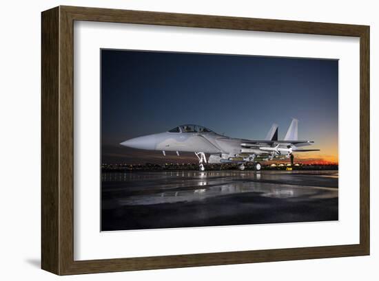 Advanced F-15 multi-role fighter-null-Framed Art Print