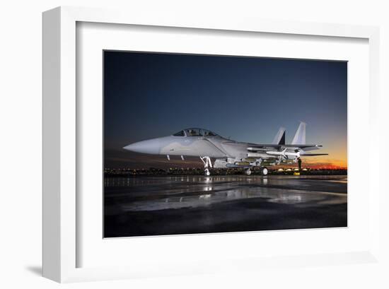 Advanced F-15 multi-role fighter-null-Framed Art Print