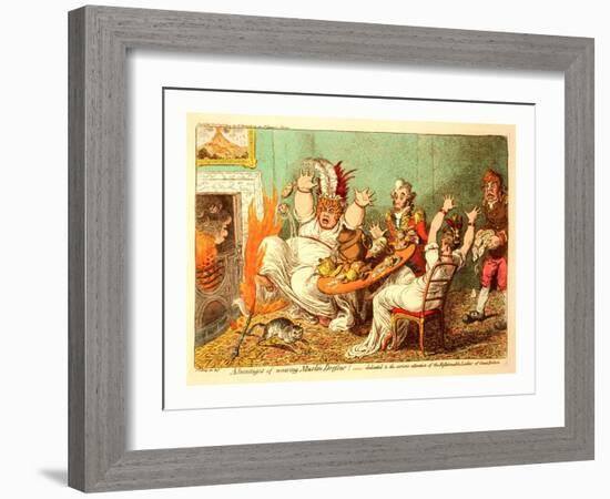 Advantages of Wearing Muslin Dresses!-null-Framed Giclee Print