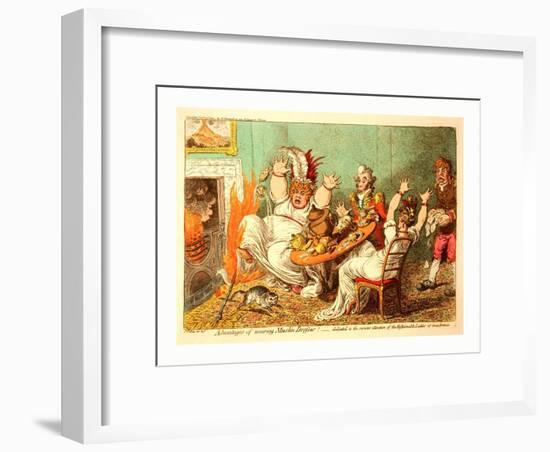 Advantages of Wearing Muslin Dresses!-null-Framed Giclee Print
