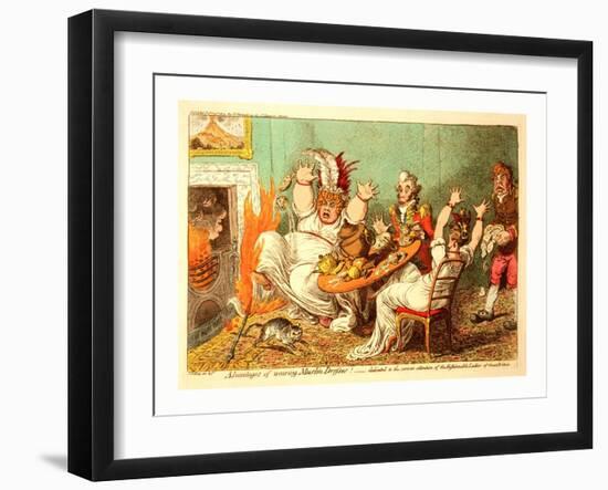 Advantages of Wearing Muslin Dresses!-null-Framed Giclee Print