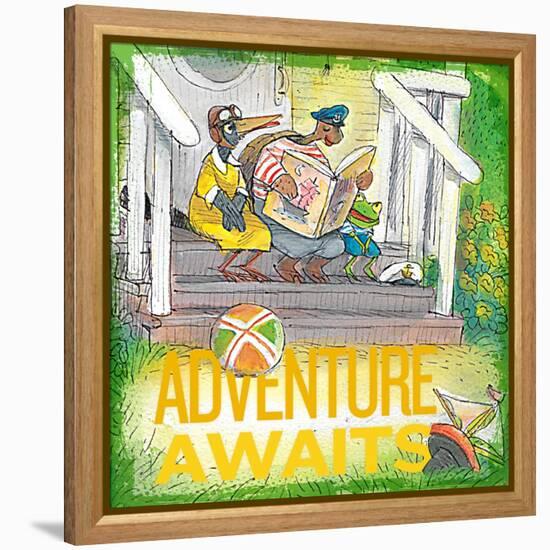 Adventure Awaits 1-null-Framed Premier Image Canvas