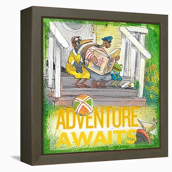 Adventure Awaits 1-null-Framed Premier Image Canvas