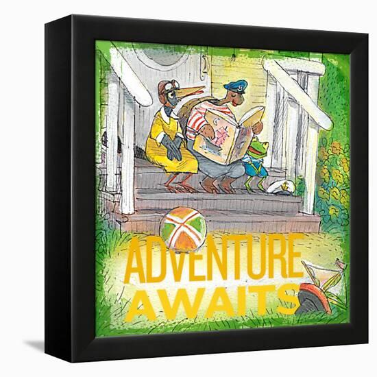 Adventure Awaits 1-null-Framed Premier Image Canvas