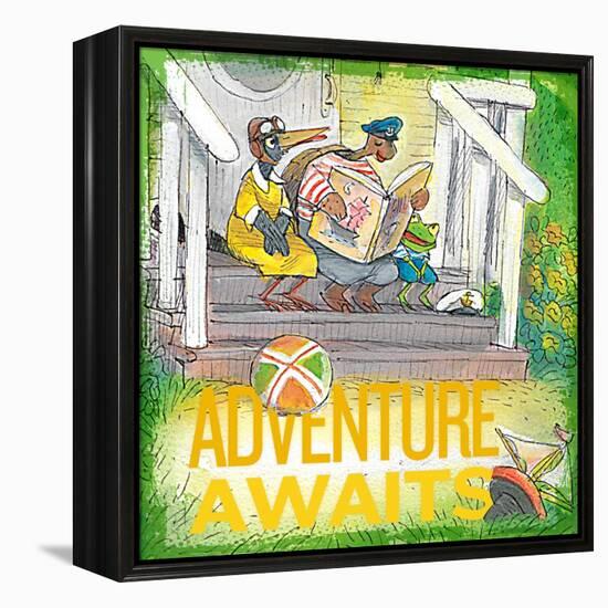 Adventure Awaits 1-null-Framed Premier Image Canvas