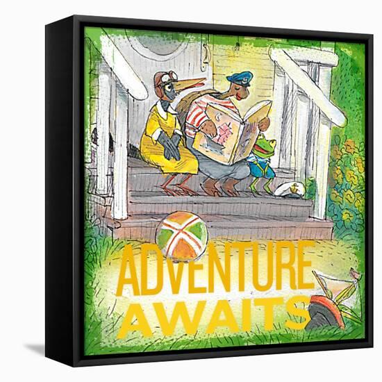 Adventure Awaits 1-null-Framed Premier Image Canvas