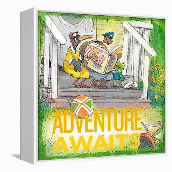 Adventure Awaits 1-null-Framed Premier Image Canvas