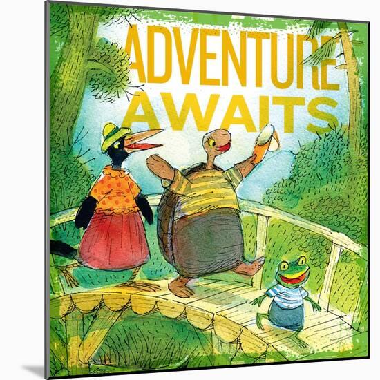 Adventure Awaits 2-null-Mounted Giclee Print