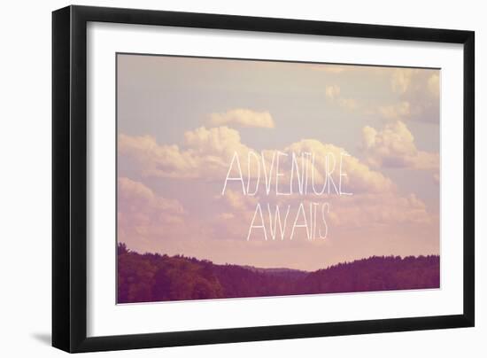 Adventure Awaits I-Vintage Skies-Framed Giclee Print