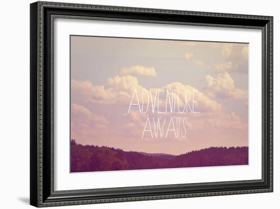 Adventure Awaits I-Vintage Skies-Framed Giclee Print