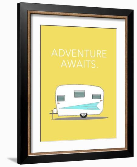 Adventure Awaits-Annie Bailey Art-Framed Art Print