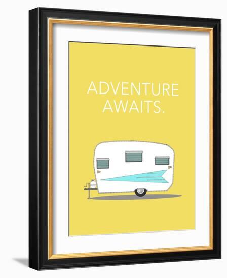 Adventure Awaits-Annie Bailey Art-Framed Art Print