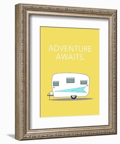 Adventure Awaits-Annie Bailey Art-Framed Premium Giclee Print