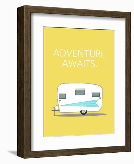 Adventure Awaits-Annie Bailey Art-Framed Premium Giclee Print