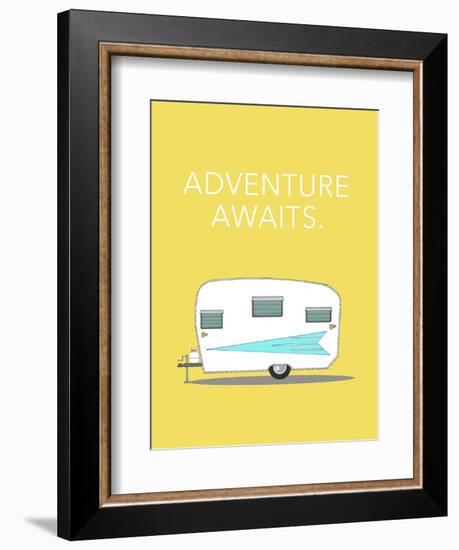 Adventure Awaits-Annie Bailey Art-Framed Premium Giclee Print