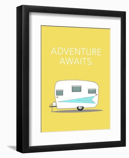 Adventure Awaits-Annie Bailey Art-Framed Premium Giclee Print