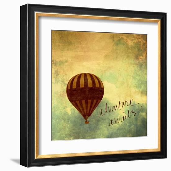 Adventure Awaits-Gail Peck-Framed Art Print