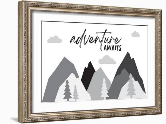 Adventure Awaits-Jennifer McCully-Framed Art Print