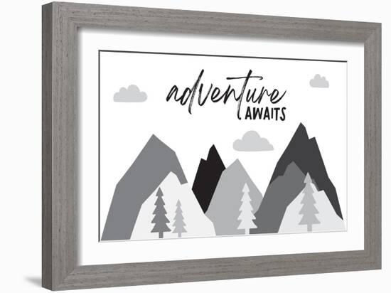 Adventure Awaits-Jennifer McCully-Framed Art Print