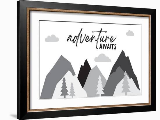 Adventure Awaits-Jennifer McCully-Framed Art Print