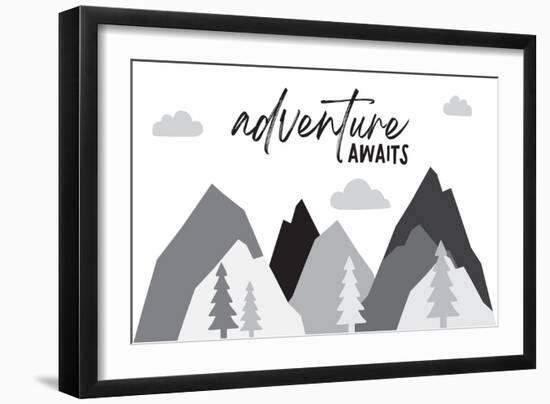 Adventure Awaits-Jennifer McCully-Framed Art Print