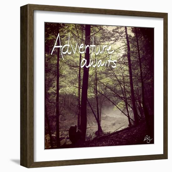 Adventure Awaits-Kimberly Glover-Framed Giclee Print