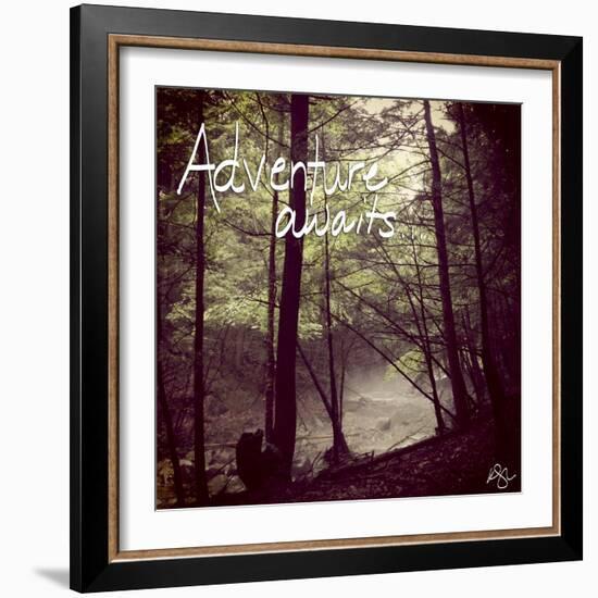 Adventure Awaits-Kimberly Glover-Framed Giclee Print