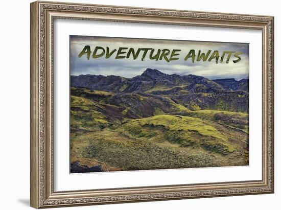 Adventure Awaits-Cora Niele-Framed Giclee Print