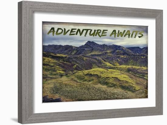 Adventure Awaits-Cora Niele-Framed Giclee Print