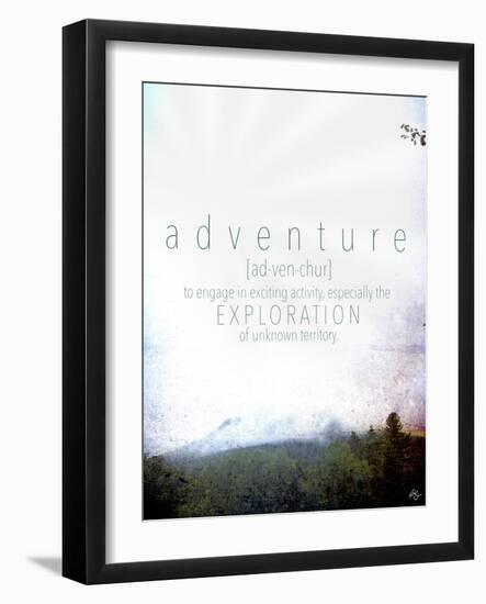 Adventure Definition-Kimberly Glover-Framed Giclee Print