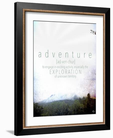 Adventure Definition-Kimberly Glover-Framed Giclee Print